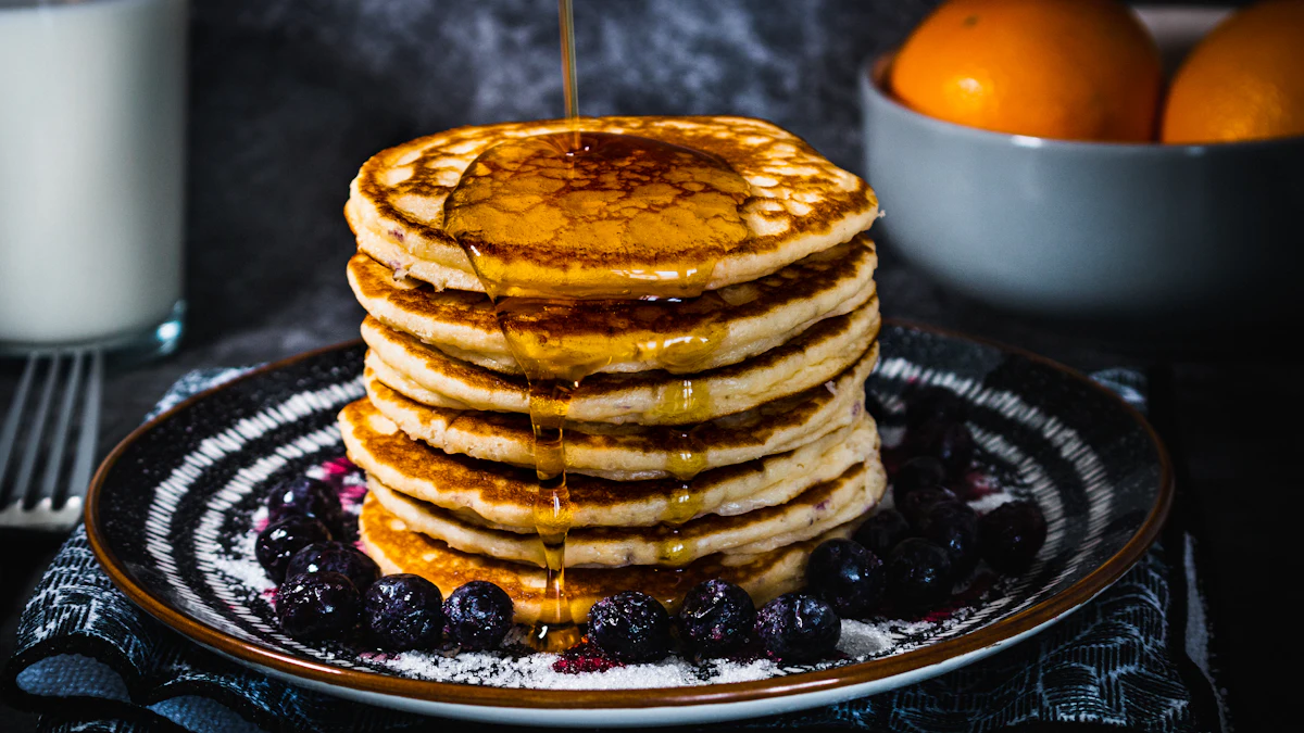 Stack of pancakes — illustrative photo for McDonald's breakfast prices