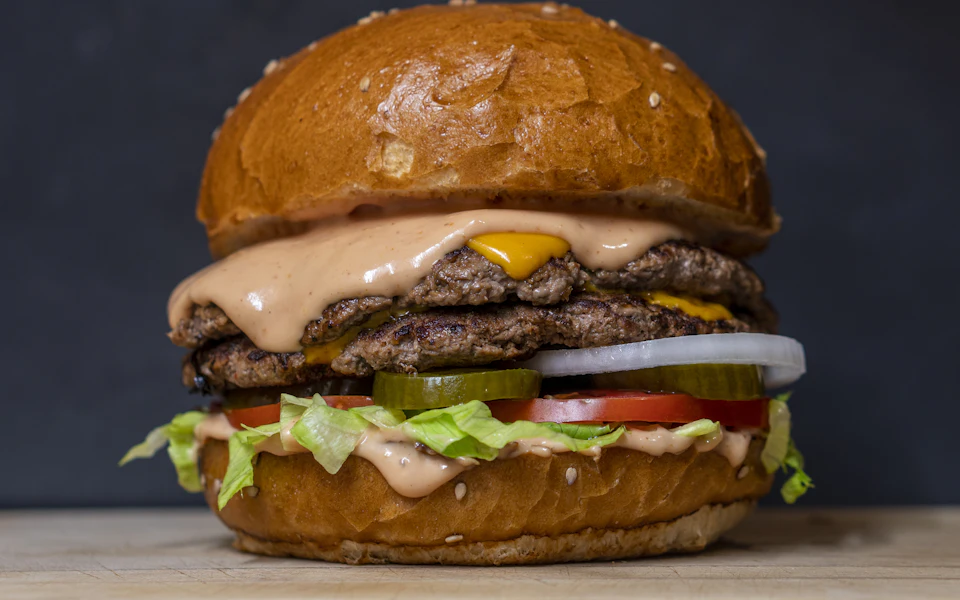 Cheeseburger — illustrative photo for McDonald's burger prices