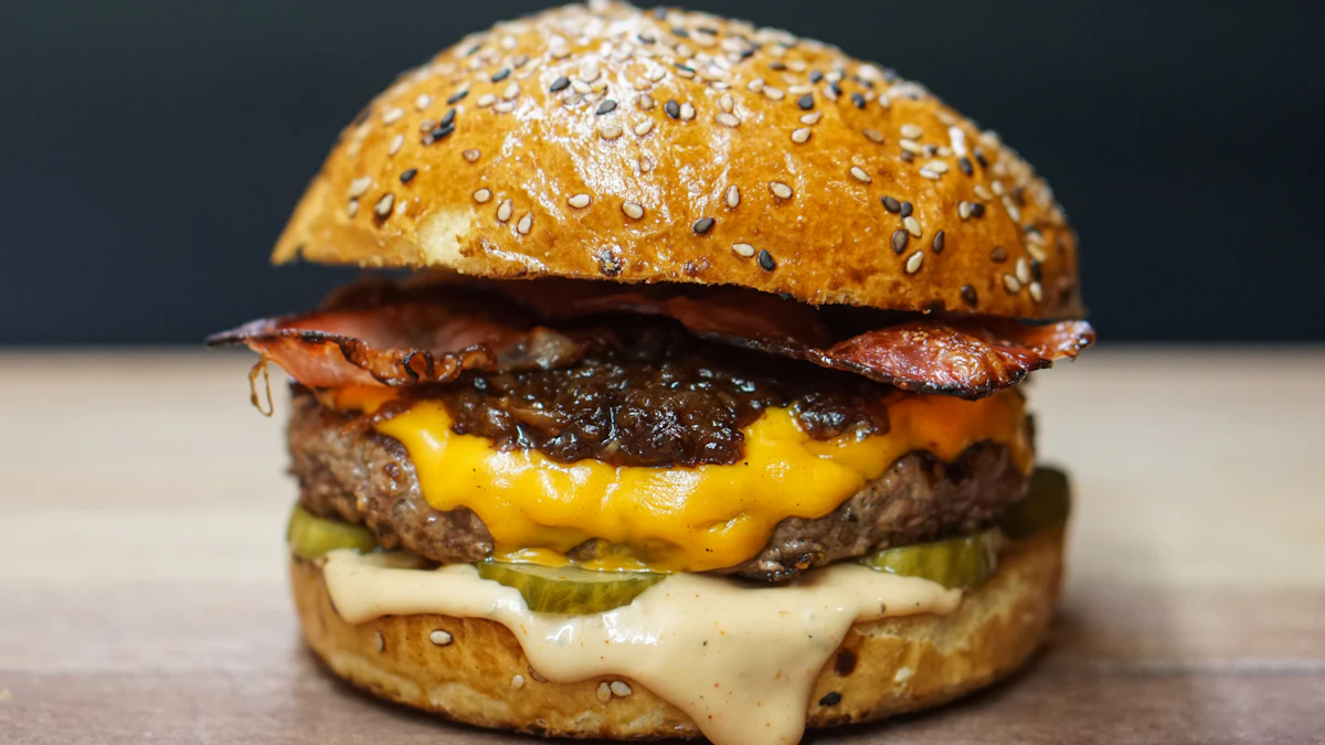 Beef burger — illustrative photo