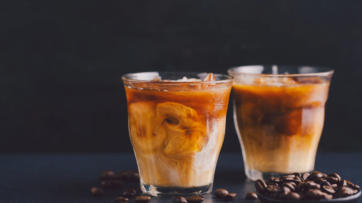 Two iced coffees — illustrative photo