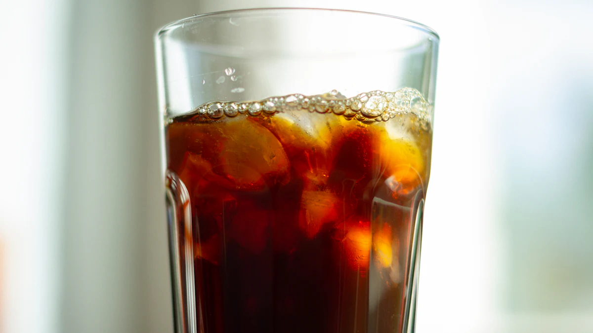 Soda in a glass — illustrative photo