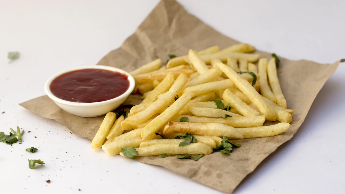 Fries with ketchup โ illustrative photo