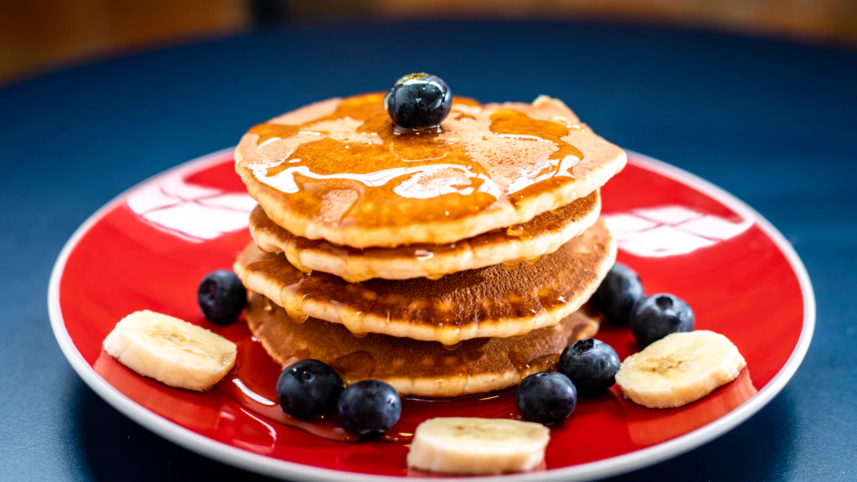 Pancakes with syrup — illustrative photo